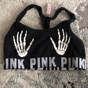 Vs Pink Skull bra